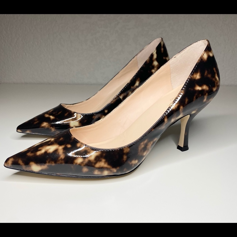 Kate Spade Sonia S736001 Tortoise Point Toe Patent